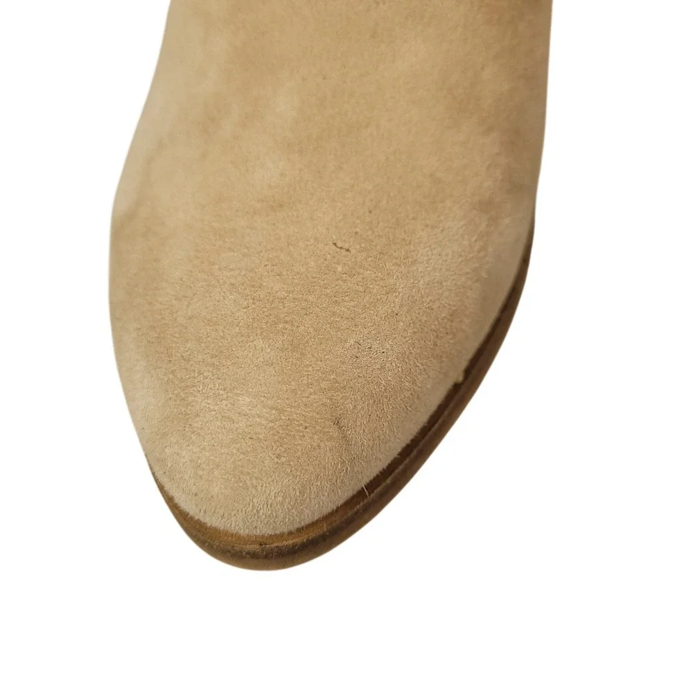 Vince Camuto Nestel Knee High Boots Womens Size 5M Tan Suede Western Fall Winter